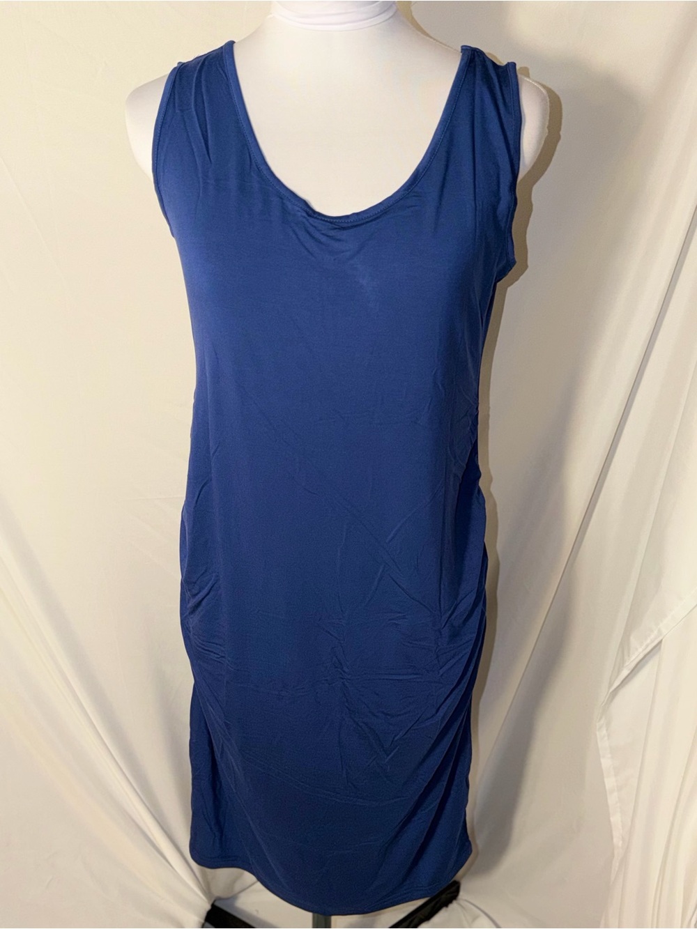 Sleeveless Blue Dress